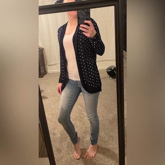 Womens Basement Basic Cardigan, Size Medium - Picture 3 of 15